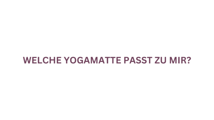 Yogamatte